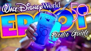 Ultimate Foodie Guide To Epcot's 50th Anniversary Treats At Walt Disney World 2021!