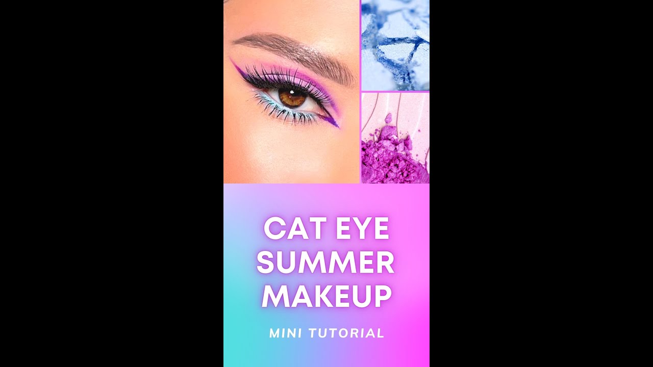 Purple Cat Eye Makeup Tutorial | 2021 Makeup Trends 