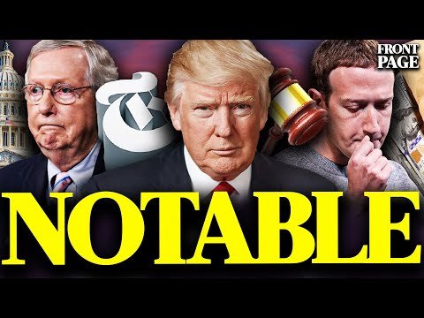 Trump thanks NYT for lawsuit report;Mcconnell changes tune;Zuckerberg loses BIG;Mortgage Rate Hike