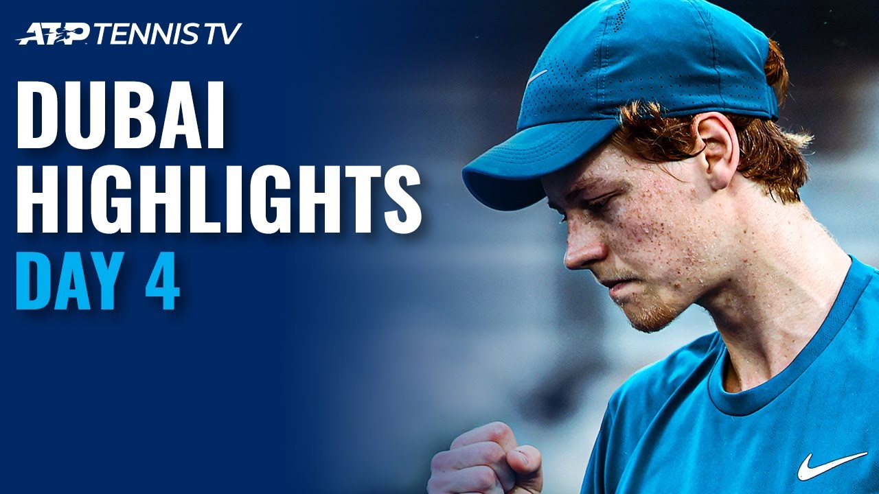 Sinner & Bautista Agut Entertain; Shapovalov & Rublev Feature | Dubai 2021 Highlights Day 4