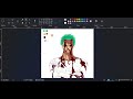 How to draw Zoro in MS paint | One Piece |