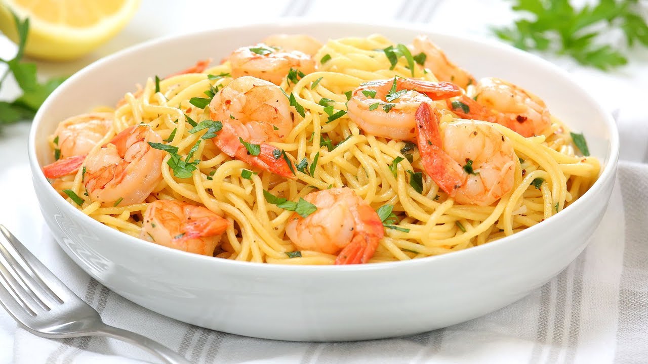 Shrimp Scampi Pasta | 15 Minute Dinner Recipe | Quick + Easy + Delicious | The Domestic Geek