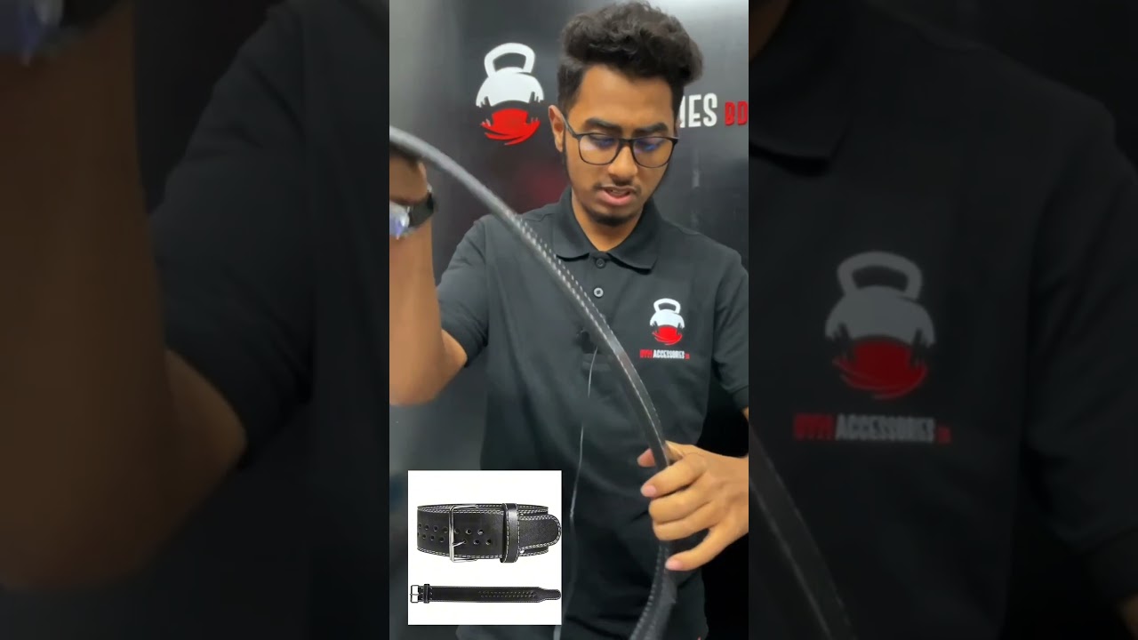 SKDK Cowhide Leather Weightlifting GYM Belt | GYM Accessories BD