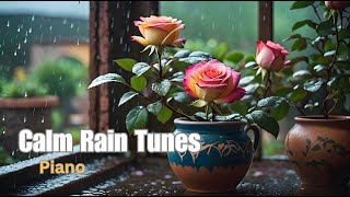 Rain Sound & Soft Piano Music for your Cozy afternoon/Reading Time Music/Meditation/Yoga