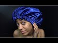 How To Make Your Own Satin Bonnet