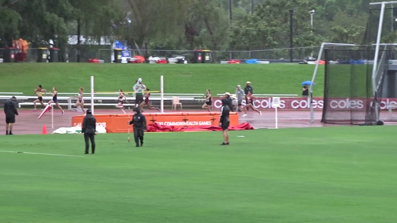 Ht2. 200m U16 Girls, Australian All Schools Championships, Barlow Park, Cairns 9/12/2018