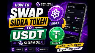 How to Swap Sidra Token to USDT on SidraDEX | Complete Step-by-Step Guide (2026) ⭐