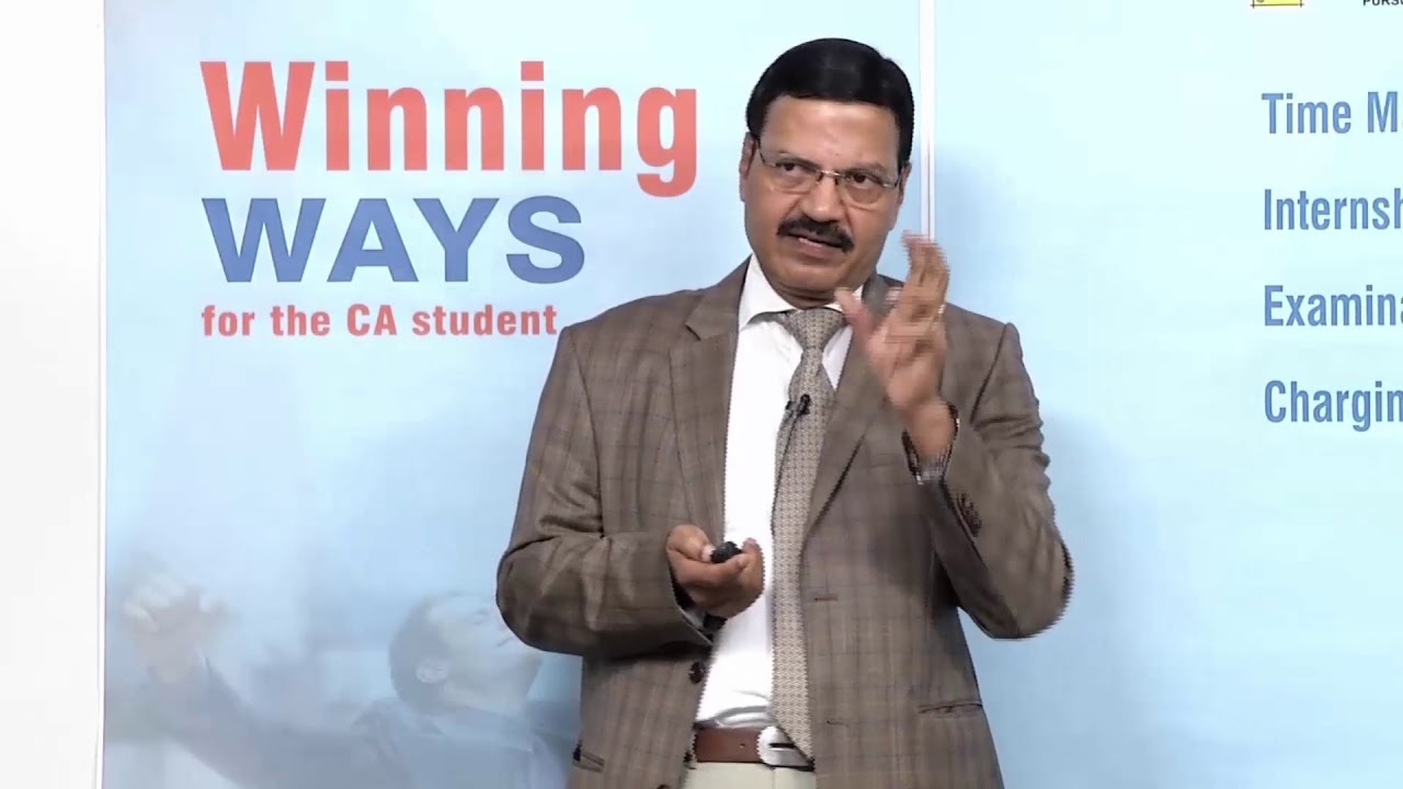 Winning Ways How to get best out of articleship Padma Shri CA T N