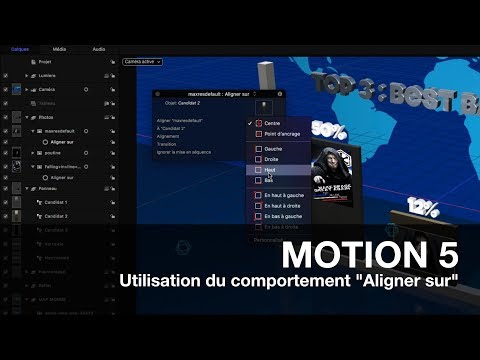 Motion 5.3: Utilisation du comportement "Aligner Sur"