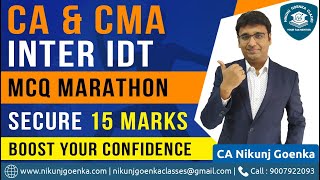 CA/CMA Inter Indirect Tax MCQ Marathon | May/June 2024 Exams | CA Nikunj Goenka