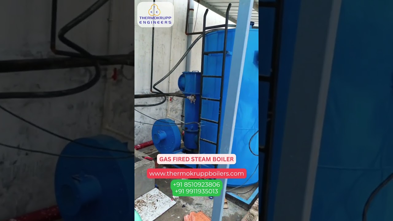 850kg/hr Gas Fired Steam Boiler Manufacturer | ThermoKrupp Boilers