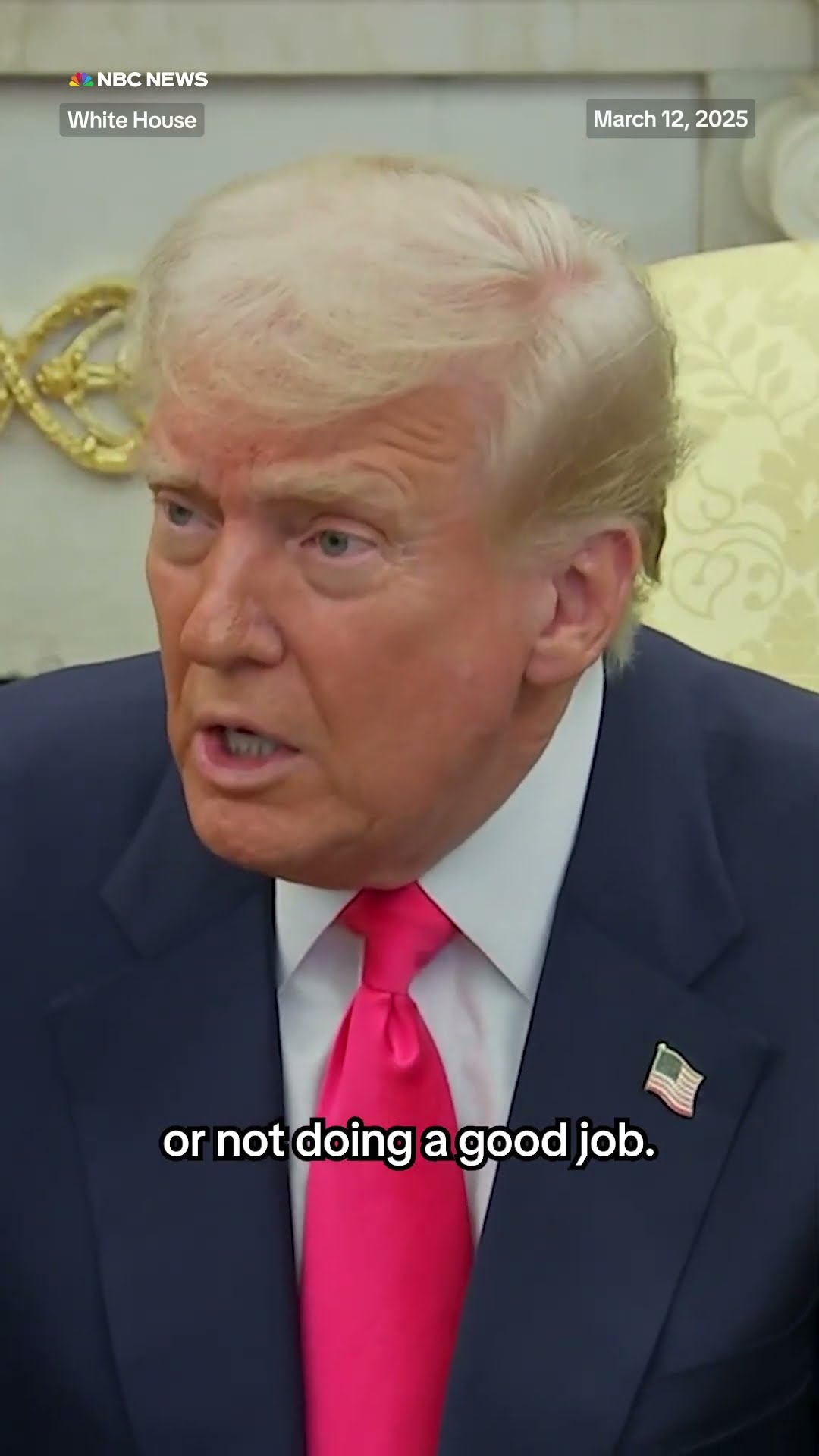 Trump says he feels 'very badly' for fired federal workers but 'many of them don't work at all'