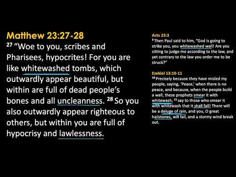Matthew 23:27-28