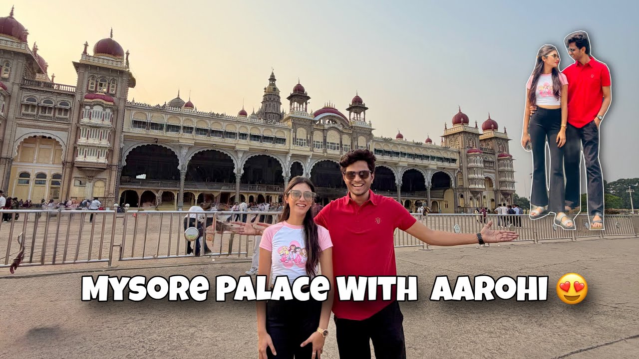 Aaj mysore palace baghitl 😍 Aani sarvat moth car collection 😳 Day 3 of Trip 