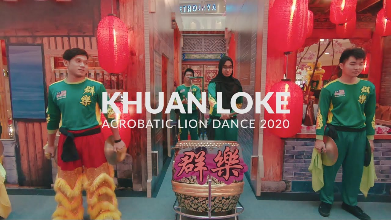 Khuan Loke Acrobatic Lion Dance 2020 | Mid Valley Megamall