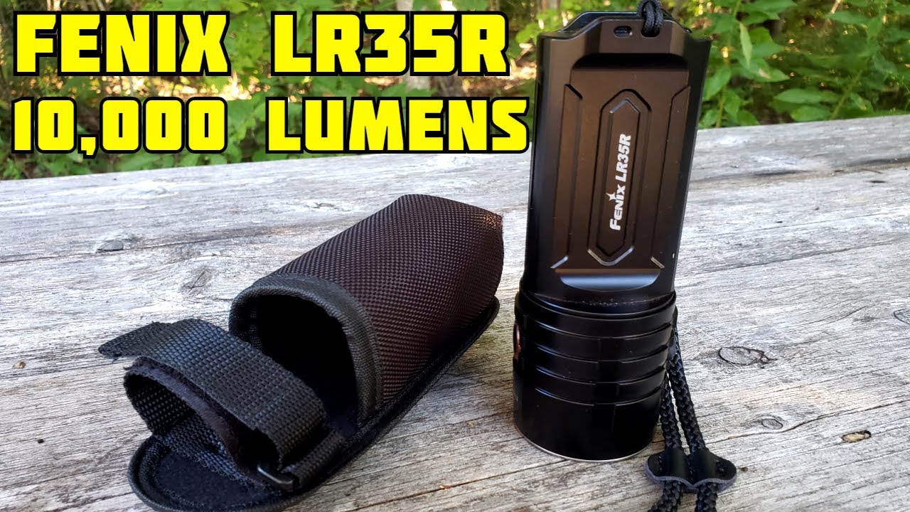 TEST D'UN FAN DE LA LAMPE FENIX LR35R : LED SST40, 10000 LUMENS