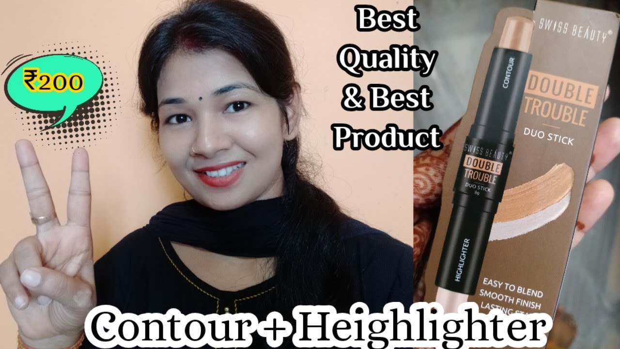Swiss Beauty Contour & Heighlighter Stick Review | वाकई ये तो Best 👍 Quality है | #skincareproducts