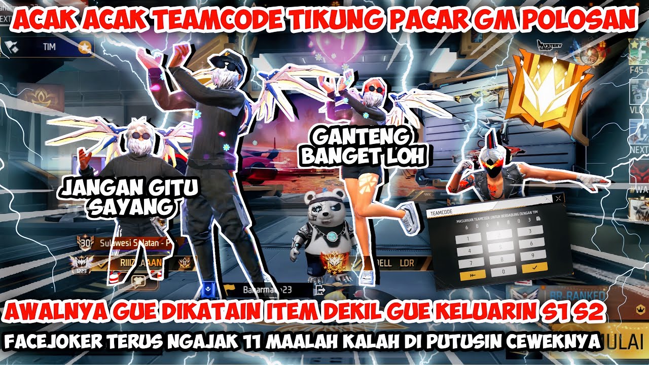 ACAK ACAK TC TIKUNG PACAR GM POLOSAN CEWEKNYA MATRE LIAT S1 DAN S2 FACEJOKER DIPUTUSIN MALAH NANGIS😱