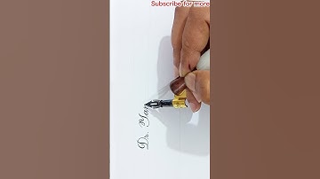 dr tareq write Calligraphy style by Imtiaz | #shorts #typography #imtiaz #calligraphy #short