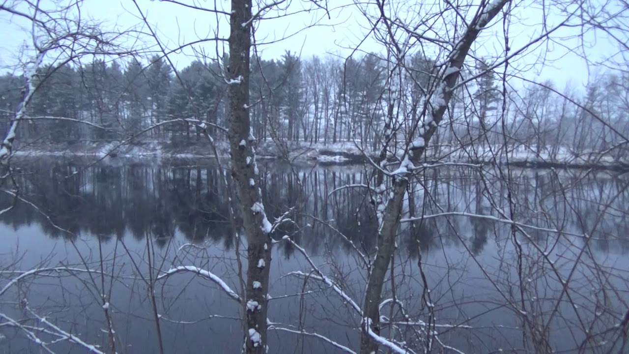Merrimack River After Snow 12/06/2019 YouTube