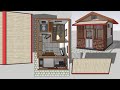 TINY HOUSE 10ft x 16ft (3x5 meters)