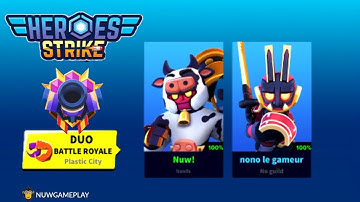 Heroes Strike - Gameplay Walkthrough Part 6 - Duo Battle Royale (iOS, Android)