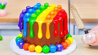 Miniature Rainbow Chocolate Cake  1000+ Satisfying Rainbow Chocolate Cake Recipes By Baking Yummy