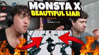 South Africans React To MONSTA X For The FIRST Time !!! | MONSTA X 몬스타엑스 'Beautiful Liar' MV