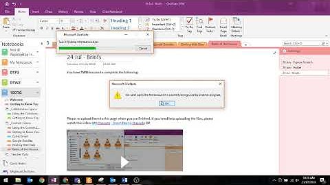 MS Onenote - Insert File to Onenote (Drag and Drop)