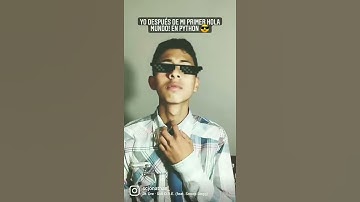 Hola Mundo en Python #programacion