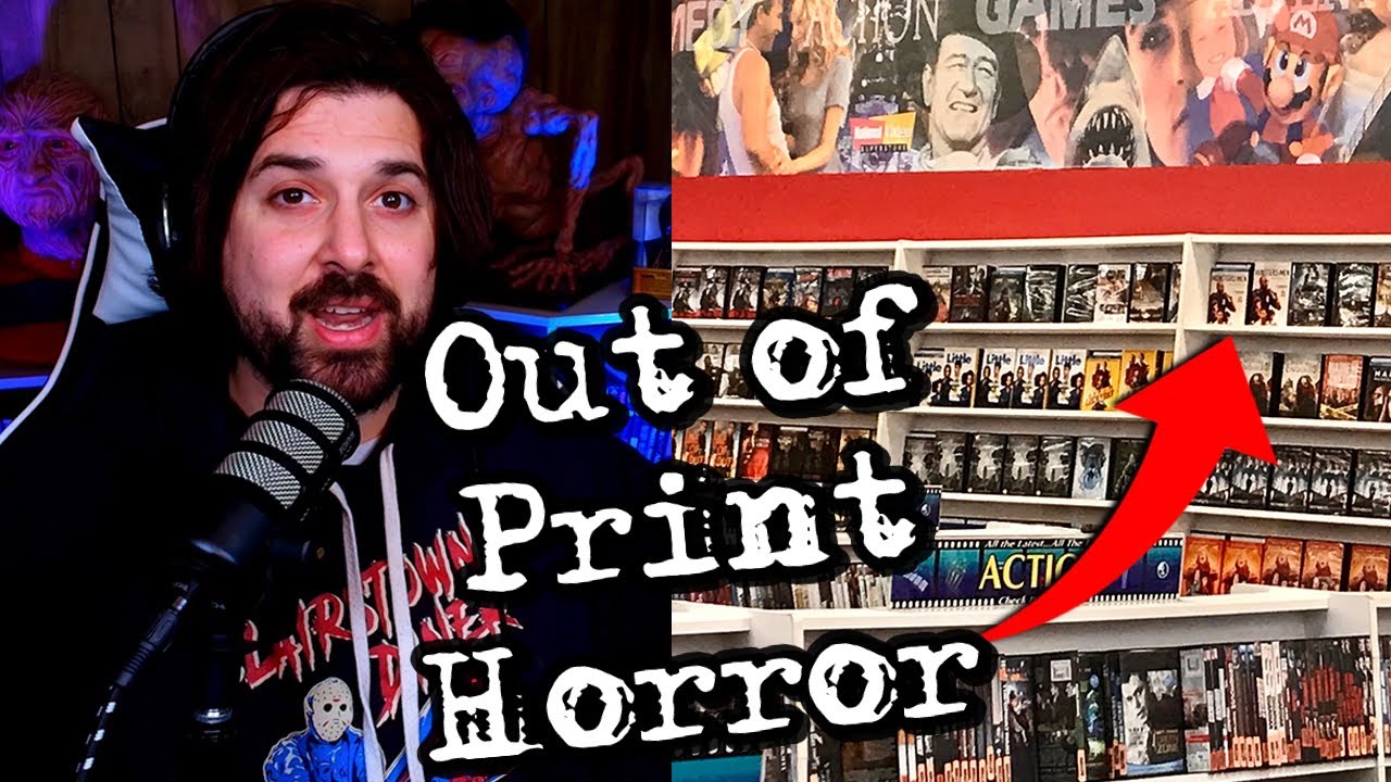 Я покупал вышедшие из печати DVD-диски с фильмами ужасов в своем видеопрокате, который все еще ра...