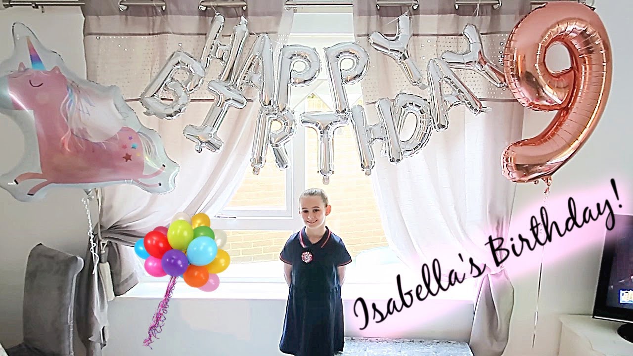 ISABELLA'S 9TH BIRTHDAY VLOG | PREPARING | DAY OUT | OPENING PRESENTS