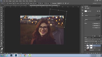 How to add fake bokeh light in background using Photoshop