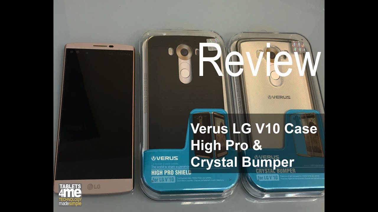 Verus Case LG V10 Case - High Pro & Crystal Bumper