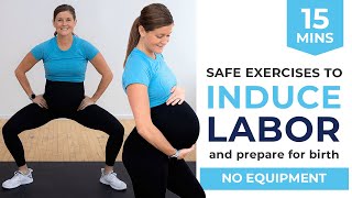 15Minute Labor Inducing Workout (Prepare for Labor + Delivery!)