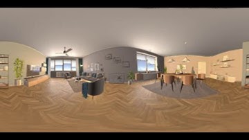 360 Degrees Video in Equirectangular Format (Half and Blended)
