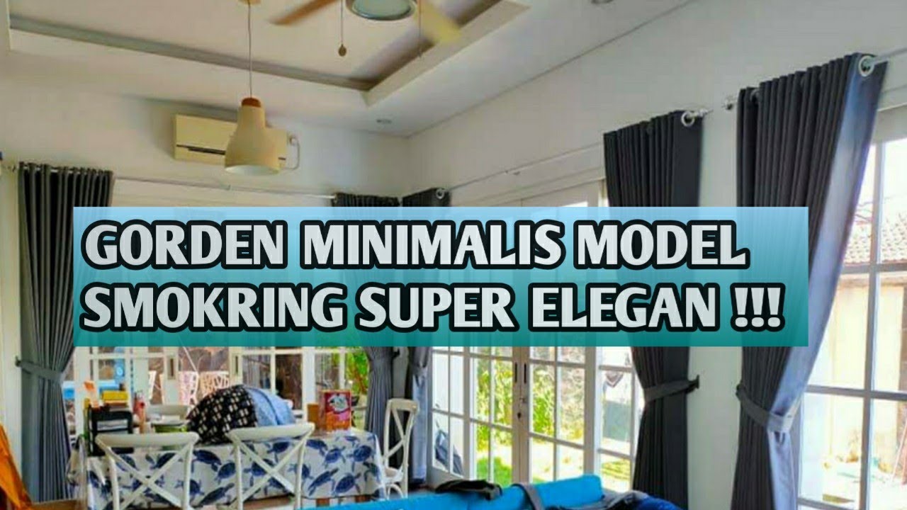  Inspirasi  gorden  minimalis  modern simpel tetap elegan 