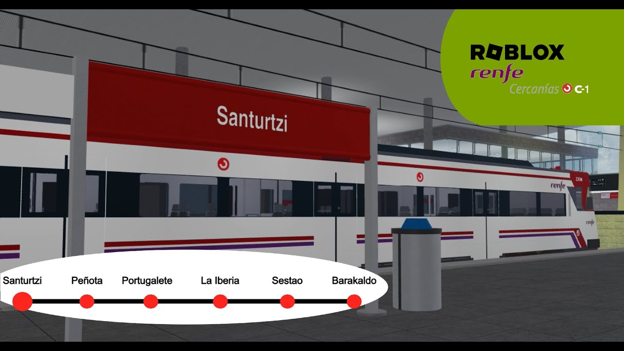 CERCANIAS C-1 BILBAO en ROBLOX!!