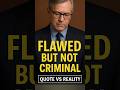 Flawed But Not Criminal || Quote Vs Reality #inspiration #facts #motivation #shorts #quotes