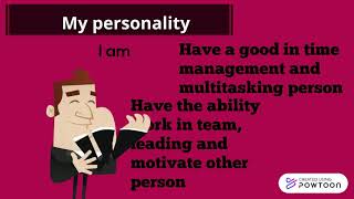 Interactive CV