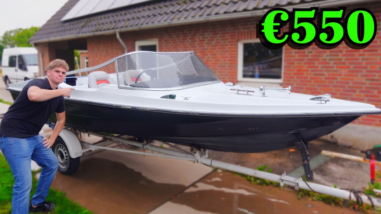Een Speedboot van € 550 Opknappen en Verkopen