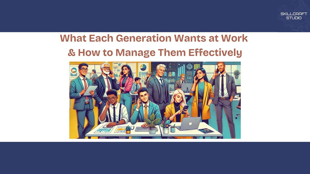 What Each Gen Wants at Work & How to Manage Them Effectively!