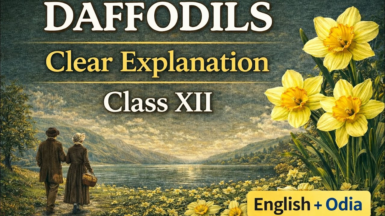 Daffodils | Class 12 English | Invitation I | CHSE + Other Boards | Full Explanation