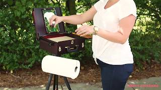 Soho Plein Aire Pochade Box Easel - Fully Adjustable For A Wide Variation Of Painting Angles