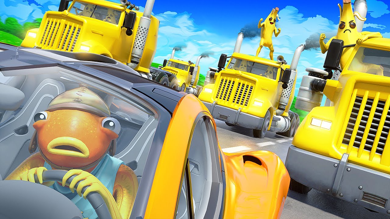 *EXTREME* TRUCKS vs CARS! (Fortnite) YouTube