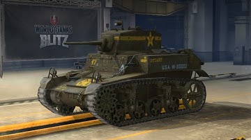 M3 Stuart - World of Tanks Blitz Gameplay