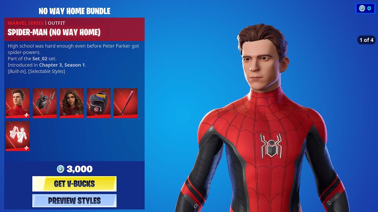 Spider-Man No Way Home – Fortnite Skin – Skin-Tracker