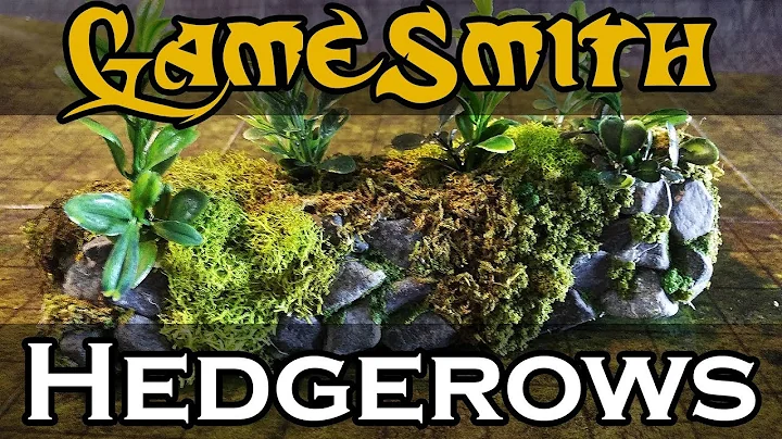 How to Build Hedgerows (bocage) for your Roleplaying & Wargaming Table (2019) GameSmith S01E016