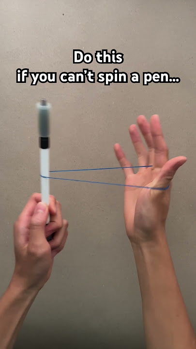Do this if you can’t spin a pen ✍️🌀