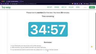 How to set up an SAT timer and grade your test